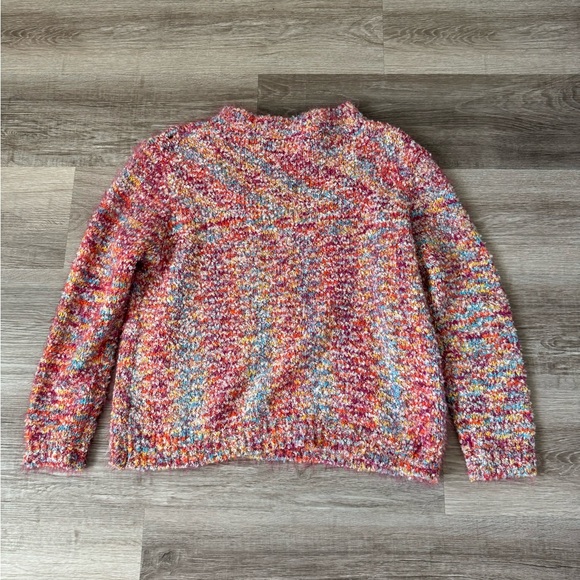 NWT Fashion Nova Lucia eyelash key hole sweater multicolor Large L - Picture 2 of 7